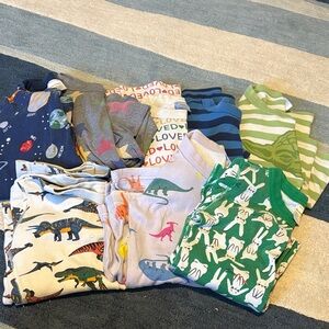 Lot of 8 Hanna Andersson Kids Pajama Sets
